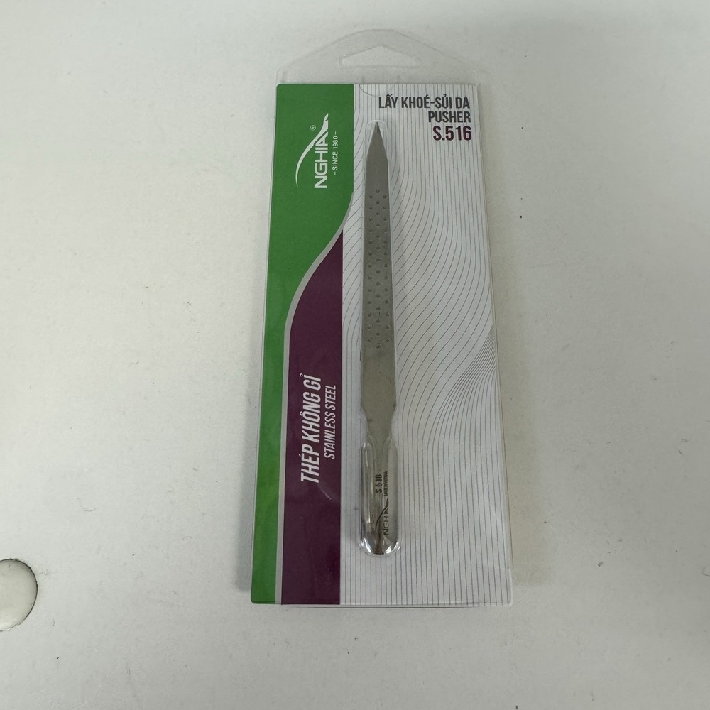 Nghia‎ Stainless Steel Cuticle Pusher - Ingrown Nail Tool